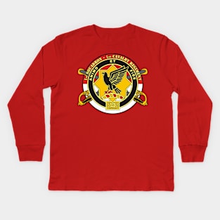 1st Squadron, 1st Cavalry Regiment - U.S. Army Kids Long Sleeve T-Shirt